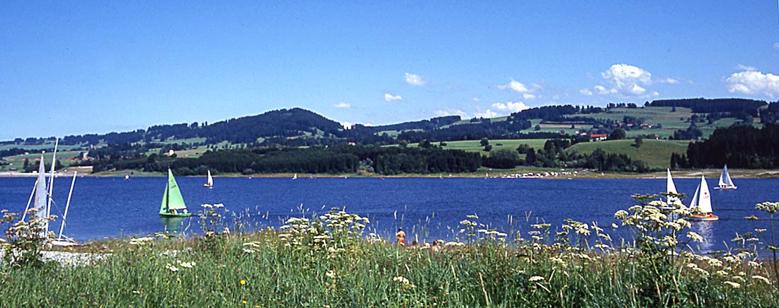 Rottachsee (Allgäu) / Blick in Richtung Osten - Petersthal