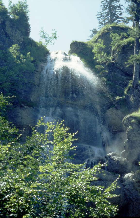 Wasser im Allgäu / Brunnenau - Wasserfall (Hochgrat)