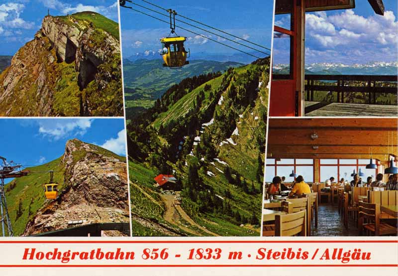 Hochgratbahn / Postkarte von 2000