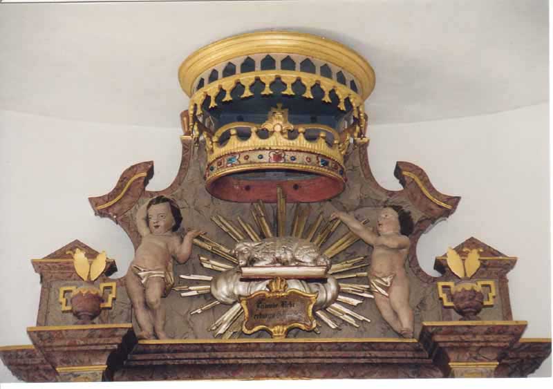Altaraufsatz in Kapelle Aigis