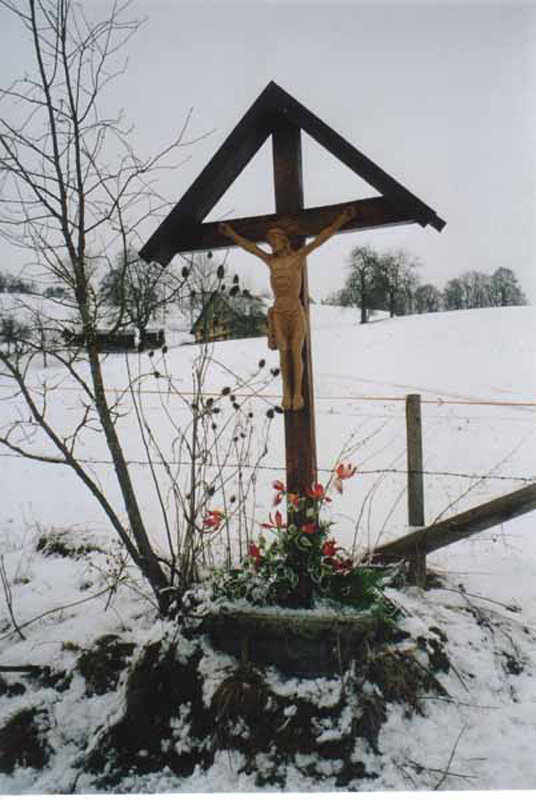 Helmut Schwank - Flurkreuze und Bildstöcke / Flurkreuz in Grünenbach