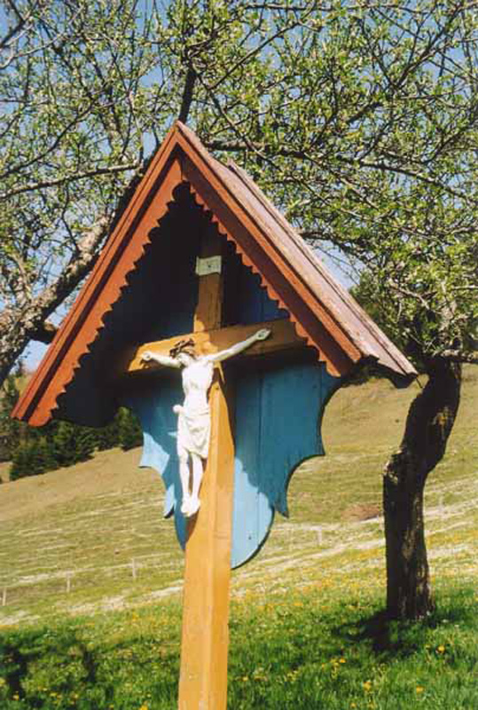 Helmut Schwank - Flurkreuze und Bildstöcke / Wegkreuz Glockenalpe