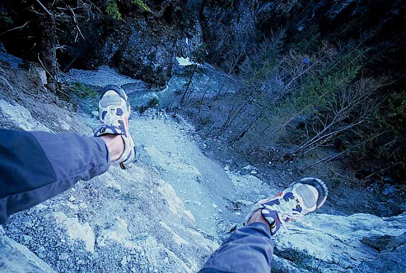 wanderer oberhalbSchlucht