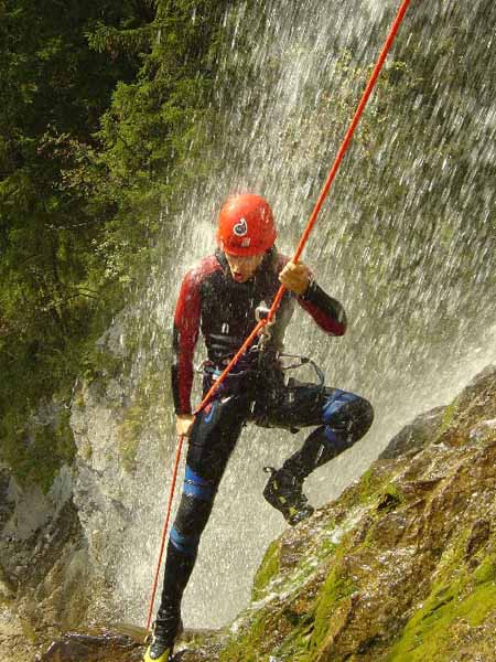 Canyoning_Abseilen